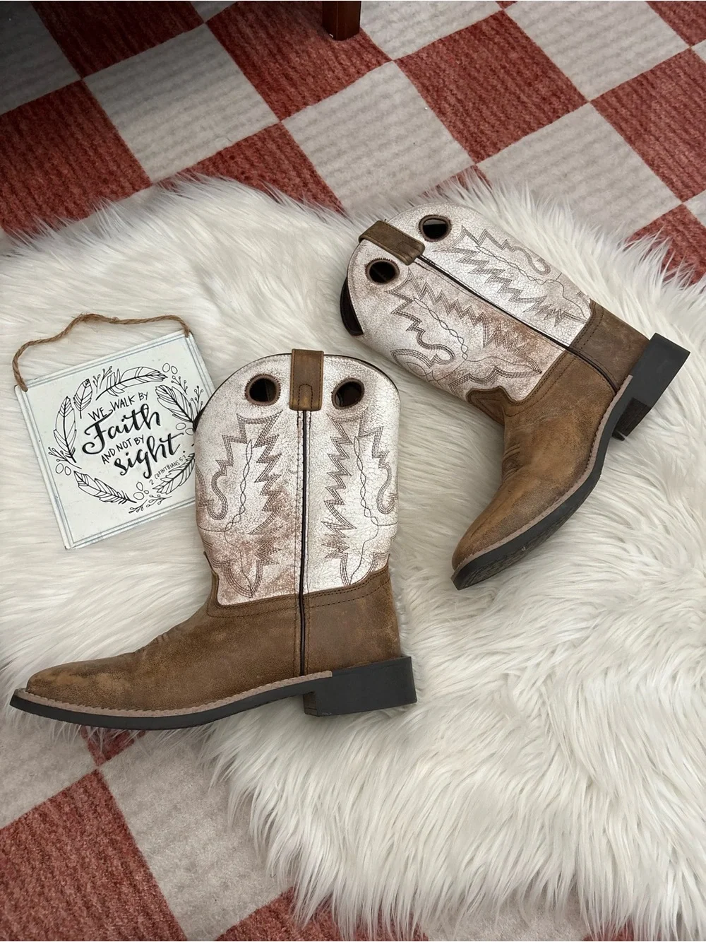 Cody James Boys' Luke Western Boots Sz 5